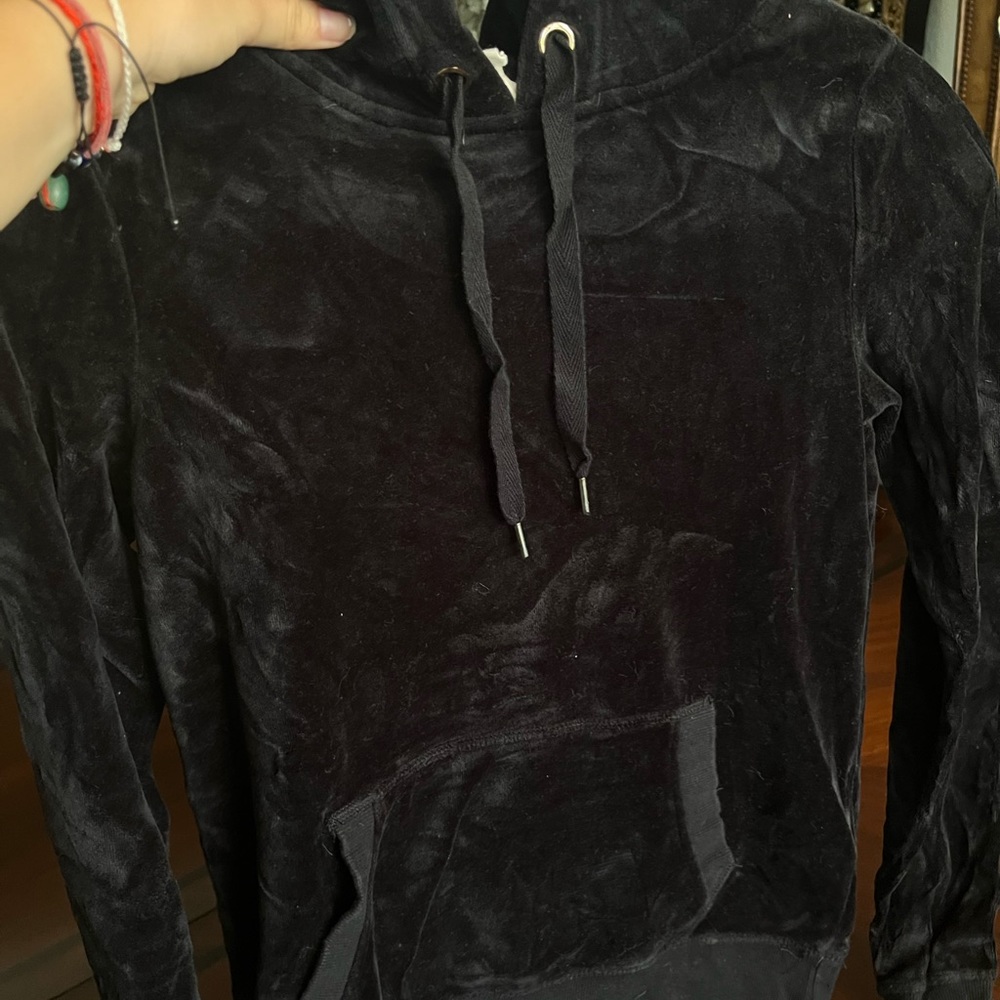 Velvet hoodie